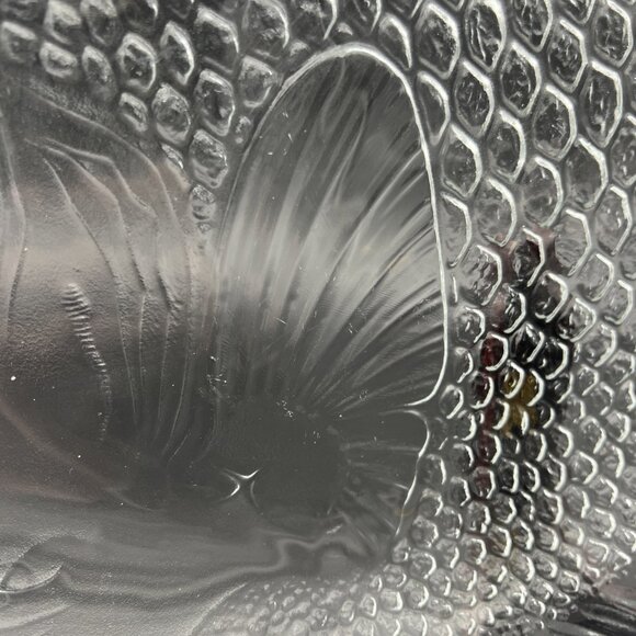 Vintage Arcoroc Fish Platter Plate Poisson Tempered Clear Glass 15.25" France - Picture 5 of 10